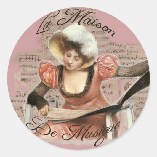 Musique Ronde Sticker (Voorkant)