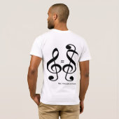 Musique = $ t-shirt (Achterkant volledig)