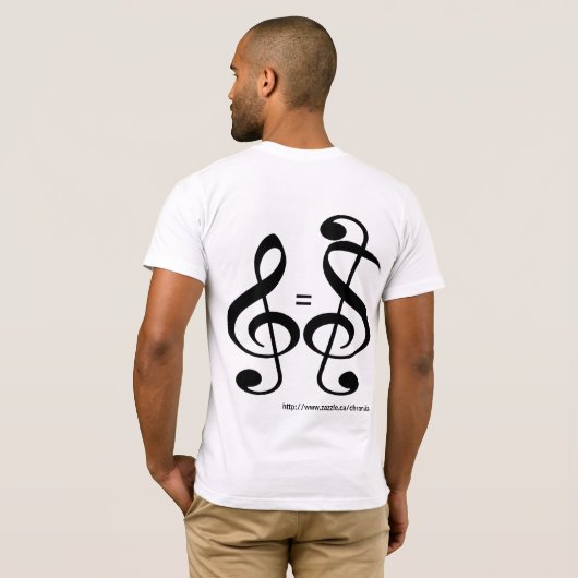 Musique = $ t-shirt (Achterkant volledig)