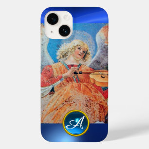 MUSISCH ANGEL, blauw Sapphire Monogram Case-Mate iPhone Case