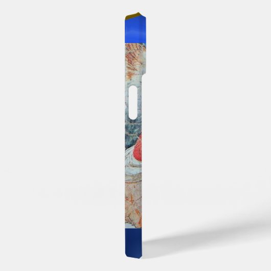 MUSISCH ANGEL, blauw Sapphire Monogram Case-Mate iPhone Case (Achterkant / Rechts)