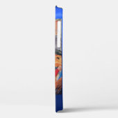 MUSISCH ANGEL, blauw Sapphire Monogram Case-Mate iPhone Case (Achterkant / Links)