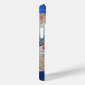 MUSISCH ANGEL, blauw Sapphire Monogram Case-Mate iPhone Case (Achterkant / Rechts)