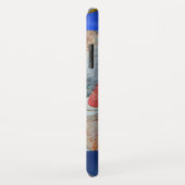 MUSISCH ANGEL, blauw Sapphire Monogram Case-Mate iPhone Case (Achterkant/rechts)