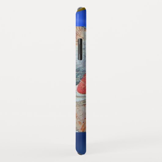 MUSISCH ANGEL, blauw Sapphire Monogram Case-Mate iPhone Case (Achterkant/rechts)