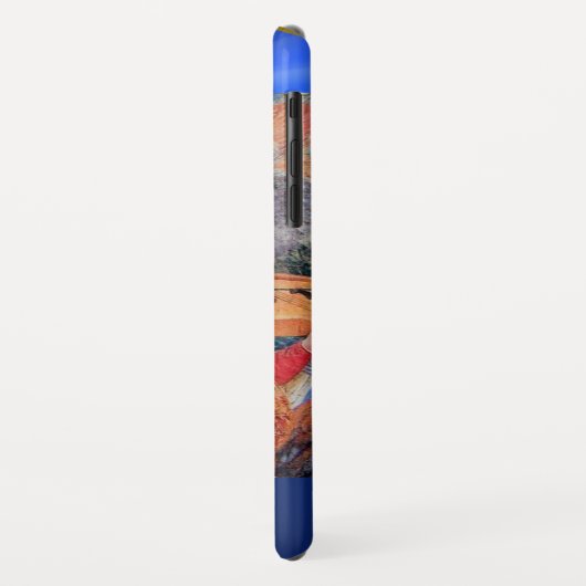 MUSISCH ANGEL, blauw Sapphire Monogram Case-Mate iPhone Case (Achterkant/links)