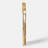 MUSISCH ANGEL IN RODE EN GOLD Gemstone-Monogram Case-Mate iPhone Case (Achterkant / Links)