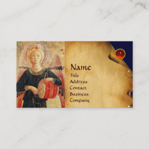 MUSISCH ANGEL SPEELDRUM VISITEKAARTJE