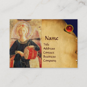 MUSISCH ANGEL SPEELDRUM VISITEKAARTJE