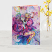 MUSISCH GESLOTEN MET PINK SPARKLES Happy Birthday Kaart (Gele Bloem)