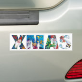 MUSISCH SANTA XMAS PARTY/PENGUIN'S SERENADE BUMPERSTICKER (Op auto)