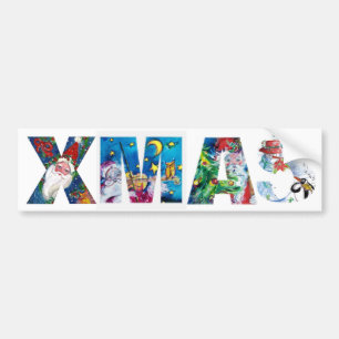 MUSISCH SANTA XMAS PARTY/PENGUIN'S SERENADE BUMPERSTICKER