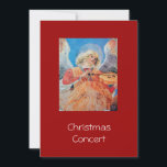 MUSISCHE CHRISTMAS ANGEL FEESTDAGENKAART<br><div class="desc">Elegant en klassiek ontwerp,  ontwikkeld op basis van een schilderij van Renaissance. Melozzo da Forli,  muziekmakend angel,  detail van een fresco c.1480.</div>