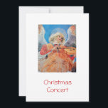 MUSISCHE CHRISTMAS ANGEL FEESTDAGENKAART<br><div class="desc">Elegant en klassiek ontwerp,  ontwikkeld op basis van een schilderij van Renaissance. Melozzo da Forli,  muziekmakend angel,  detail van een fresco c.1480.</div>