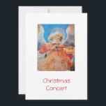 MUSISCHE CHRISTMAS ANGEL FEESTDAGENKAART<br><div class="desc">Elegant en klassiek ontwerp,  ontwikkeld op basis van een schilderij van Renaissance. Melozzo da Forli,  muziekmakend angel,  detail van een fresco c.1480.</div>