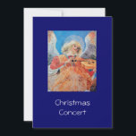 MUSISCHE CHRISTMAS ANGEL FEESTDAGENKAART<br><div class="desc">Elegant en klassiek ontwerp,  ontwikkeld op basis van een schilderij van Renaissance. Melozzo da Forli,  muziekmakend angel,  detail van een fresco c.1480.</div>