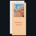 MUSISCHE CHRISTMAS ANGEL FEESTDAGENKAART<br><div class="desc">Elegant en klassiek ontwerp,  ontwikkeld op basis van een schilderij van Renaissance. Melozzo da Forli,  muziekmakend angel,  detail van een fresco c.1480.</div>