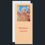 MUSISCHE CHRISTMAS ANGEL FEESTDAGENKAART<br><div class="desc">Elegant en klassiek ontwerp,  ontwikkeld op basis van een schilderij van Renaissance. Melozzo da Forli,  muziekmakend angel,  detail van een fresco c.1480.</div>