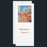 MUSISCHE CHRISTMAS ANGEL FEESTDAGENKAART<br><div class="desc">Elegant en klassiek ontwerp,  ontwikkeld op basis van een schilderij van Renaissance. Melozzo da Forli,  muziekmakend angel,  detail van een fresco c.1480.</div>