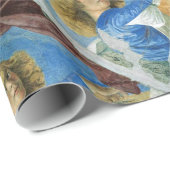 MUSISCHE CHRISTMAS ANGEL, JOY PEACE LOVE PARCHCHME CADEAUPAPIER (Rol Hoek)