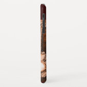 MUSISCHE KAT MET EIGEN GROND IN SEPIA GEM MONOGRAM Case-Mate iPhone CASE (Achterkant/links)