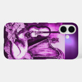 MUSISCHE KAT MET OWL IN PINK PAARS GEM Case-Mate iPhone CASE (Achterkant (horizontaal))