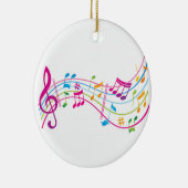 "MUSISCHE OPMERKINGEN IN KLEUR" KERAMISCH ORNAMENT (Rechts)