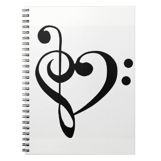 *MUSISCHE OPMERKINGEN / MUZIEKLOVER* NOTEBOOK NOTITIEBOEK (Voorkant)