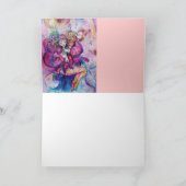 MUSISCHE PINK GESLOTEN FEESTDAGEN KAART (Binnen)