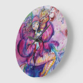 MUSISCHE PINK GESLOTEN GROTE KLOK (Hoek)