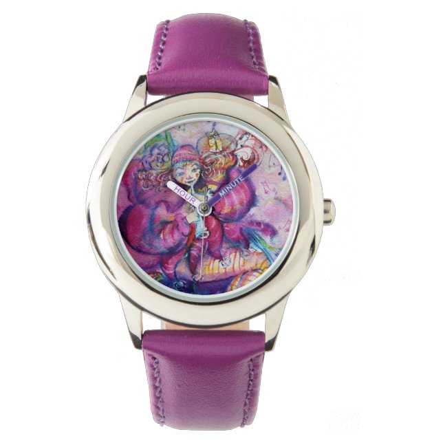 MUSISCHE PINK GESLOTEN HORLOGE (Voorkant)
