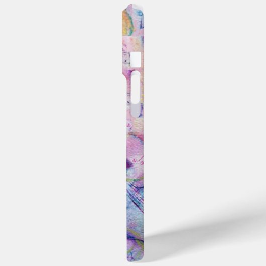 MUSISCHE PINK GESLOTEN MET OWL Case-Mate iPhone CASE (Achterkant / Links)