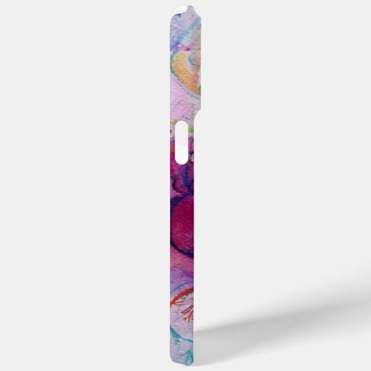 MUSISCHE PINK GESLOTEN MET OWL Case-Mate iPhone CASE (Achterkant / Rechts)