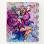 MUSISCHE PINK GESLOTEN MET OWL NOTITIEBOEK (Achterkant)