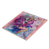 MUSISCHE PINK GESLOTEN MET OWL TEGELTJE (Zijkant)