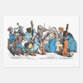 MUSISCHE TAAL DIERLIJKE BOERDERIJ ORCHESTRA WRAPPI INPAKPAPIER VEL (Voorkant 3)