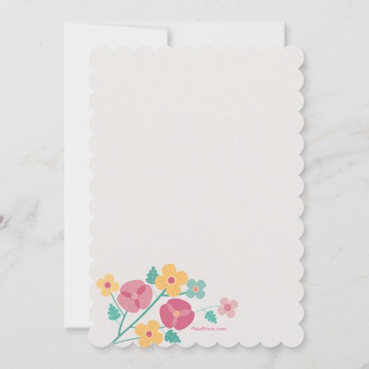 Musje Bloem Uitnodiging (Achterkant)