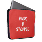 MUSK B STOPTE LAPTOP SLEEVE (Voorkant Rechts)
