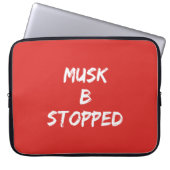 MUSK B STOPTE LAPTOP SLEEVE (Voorkant)