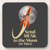 Musk Beverage Coaster Bier Onderzetter (Voorkant)
