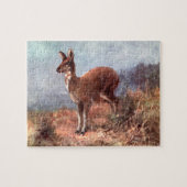 Musk Deer by CE Swan, wilde dieren Legpuzzel (Horizontaal)