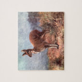 Musk Deer by CE Swan,  wilde dieren Legpuzzel (Verticaal)