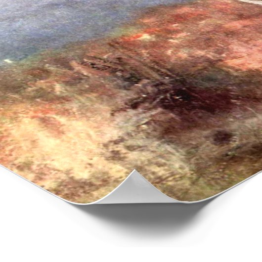 Musk Deer by CE Swan,  wilde dieren Poster (Hoek)