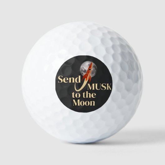 Musk Golf Ball Golfballen (Voorkant)