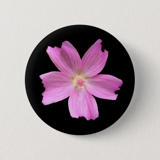 Musk-mallow Badge Ronde Button 5,7 Cm (Voorkant)