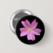 Musk-mallow Badge Ronde Button 5,7 Cm (Voorkant /achterkant)