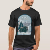 Musk Ox in het Nationaal Park Denali T-shirt (Voorkant)