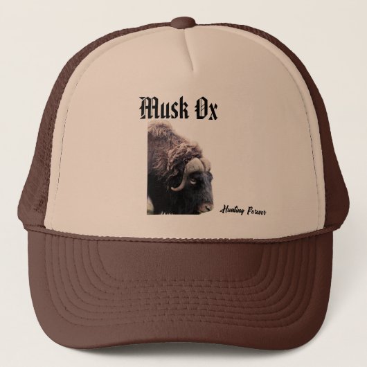 Musk Ox Trucker Pet (Voorkant)