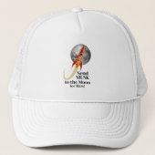 Musk Trucker Hat Trucker Pet (Voorkant)