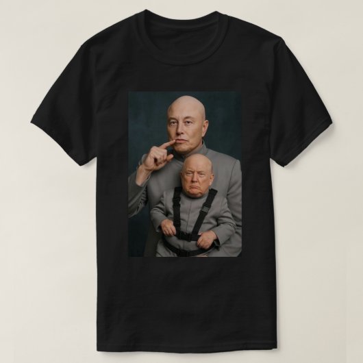 Musk Trump Mini Me LOL T-shirt (Design voorkant)